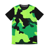 Neon Green Camo Classic Sublimation Panel T-Shirt - Mr.SWAGBEAST