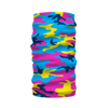 Pink Yellow Blue Camo Neck Warmer Morf Scarf - Mr.SWAGBEAST