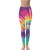 Rainbow Swirl Tie Dye Women's Full Length Leggings - Mr.SWAGBEAST