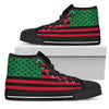 BLM Afro American Flag High Top Sneakers - Mr.SWAGBEAST