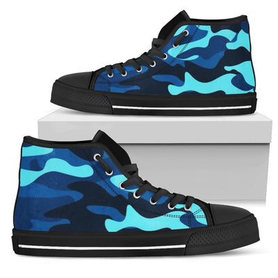 Aqua Berry Camo High Top Sneakers - Mr.SWAGBEAST