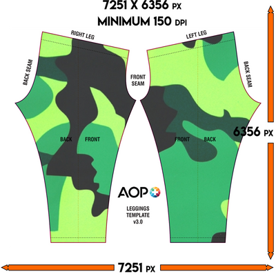 Neon Green Camo Leggings - Mr.SWAGBEAST