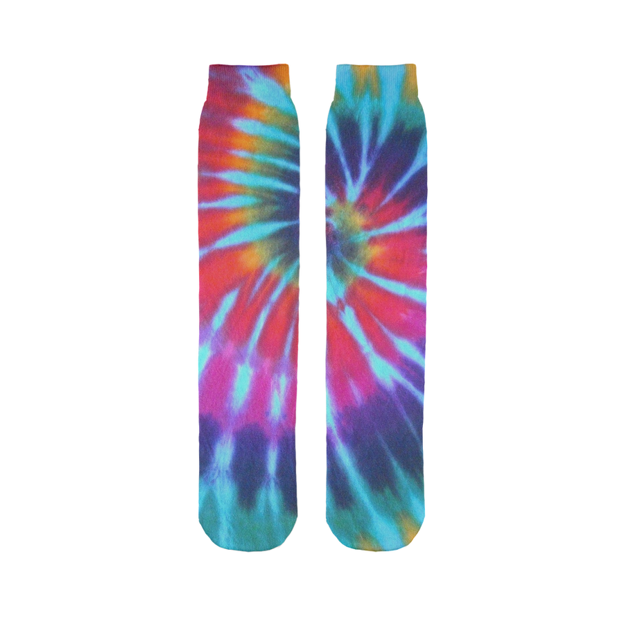 Tie Dye Pattern Tube Socks - Mr.SWAGBEAST