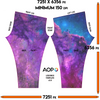 Blue Purple Space Nebula Leggings - Mr.SWAGBEAST