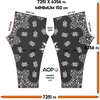 Black Classic Bandana Leggings - Mr.SWAGBEAST