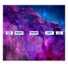 Blue Purple Space Nebula Neck Gaiter/Face Mask - Mr.SWAGBEAST