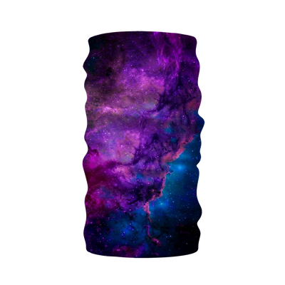 Blue Purple Space Nebula Neck Warmer Morf Scarf - Mr.SWAGBEAST