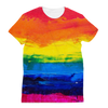 LGBT Pride Rainbow Paint Canvas Women's T-Shirt - Mr.SWAGBEAST