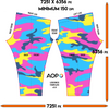 Pink Yellow Blue Camo Leggings - Mr.SWAGBEAST