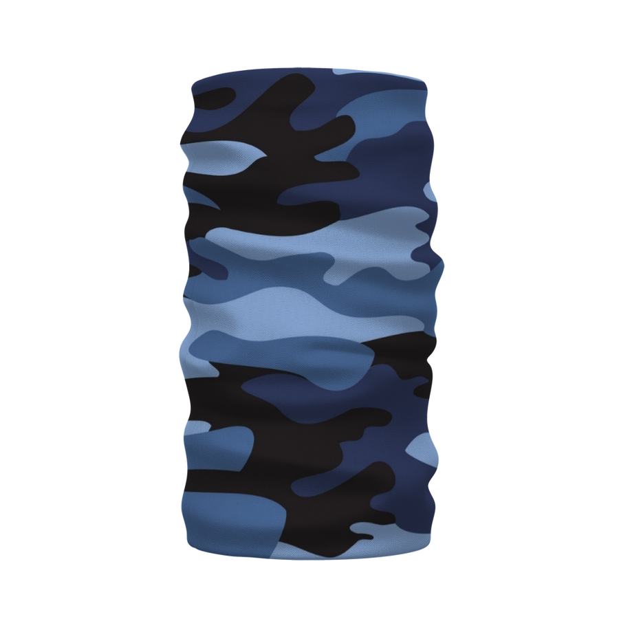Dark Blues Camo Neck Warmer Morf Scarf - Mr.SWAGBEAST