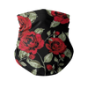 Red Roses on Black Neck Gaiter/Face Mask - Mr.SWAGBEAST