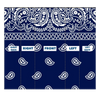 Crip Cuz Blue Bandana Neck Gaiter/Face Mask - Mr.SWAGBEAST