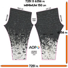 Black Paint Spots White Leggings - Mr.SWAGBEAST