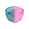 Pink Teal Gradient Face Mask - Mr.SWAGBEAST