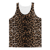 Leopard Fur Print Adult Tank Top - Mr.SWAGBEAST