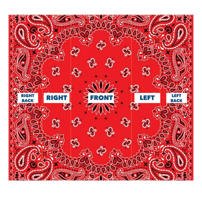 Red Bloods Bandana Neck Gaiter/Face Mask - Mr.SWAGBEAST