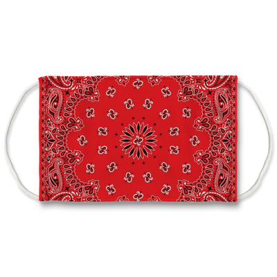 Red Bloods Bandana Face Mask - Mr.SWAGBEAST