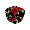 Red Roses on Black Face Mask - Mr.SWAGBEAST