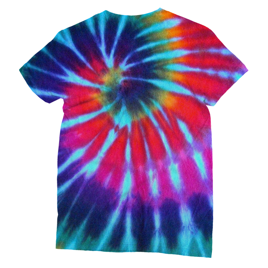 Tie Dye Pattern Women's Cut T-shirt All Over Print - Mr.SWAGBEAST