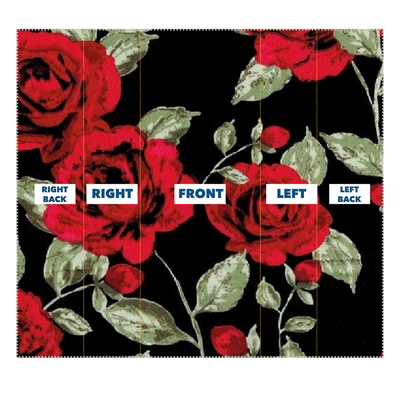 Red Roses on Black Neck Gaiter/Face Mask - Mr.SWAGBEAST
