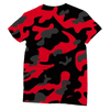 Red Black Grey Camo Classic Sublimation Women's T-Shirt - Mr.SWAGBEAST