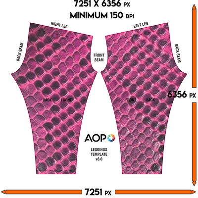 Pink Viper Snake Skin Print Leggings - Mr.SWAGBEAST