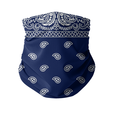 Crip Cuz Blue Bandana Neck Gaiter/Face Mask - Mr.SWAGBEAST