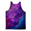 Blue Purple Space Nebula Adult Tank Top - Mr.SWAGBEAST