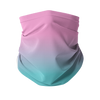 Pink Teal Gradient Neck Gaiter/Face Mask - Mr.SWAGBEAST