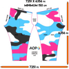 Pink Teal Black White Camo Leggings - Mr.SWAGBEAST
