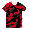 Red Black Grey Camo Classic Sublimation Women's T-Shirt - Mr.SWAGBEAST
