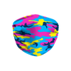 Neon Pink Yellow Blue Camo Face Mask - Mr.SWAGBEAST