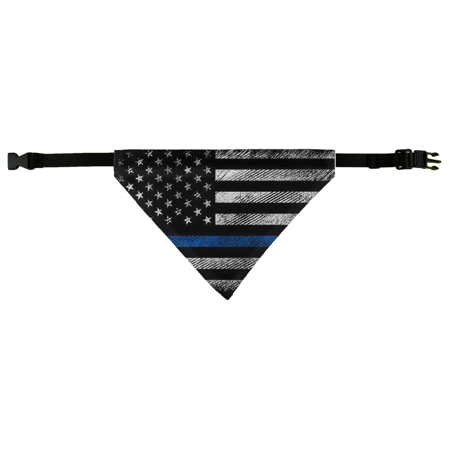 Blue Lives Matter Pet Bandana - Mr.SWAGBEAST