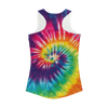 Rainbow Swirl Tie Dye Women's Performance Tank Top - Mr.SWAGBEAST