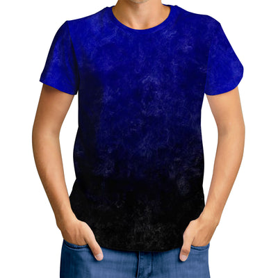 Blue Faded to Black Men's/Unisex Premium Adult T-Shirt - Mr.SWAGBEAST