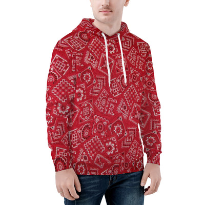 Red Bloods Bandana Men's Unisex Premium Pullover Adult - Mr.SWAGBEAST