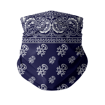 Crip Blue Cuz Bandana Sublimation Neck Gaiter - Mr.SWAGBEAST