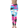 Pink Teal Black White Camo Leggings - Mr.SWAGBEAST