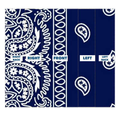 Blue Crip Bandana Neck Gaiter/Face Mask - Mr.SWAGBEAST