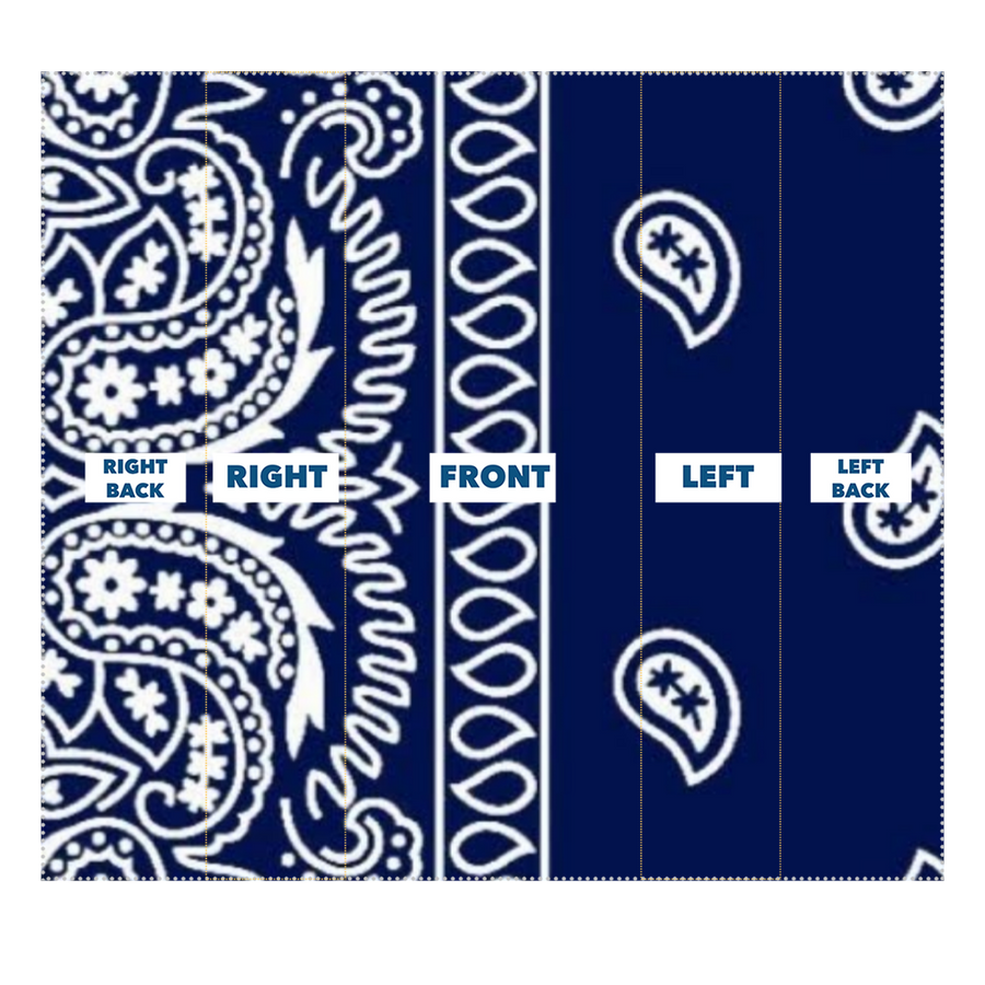 Blue Crip Bandana Neck Gaiter/Face Mask - Mr.SWAGBEAST