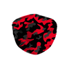 Red Black Grey Camo Face Mask - Mr.SWAGBEAST