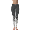 Black Paint Spots White Leggings - Mr.SWAGBEAST