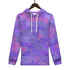 Purple Pink Pastel Camo Pattern Men's/Unisex Premium Pullover Adult Hoodie - Mr.SWAGBEAST