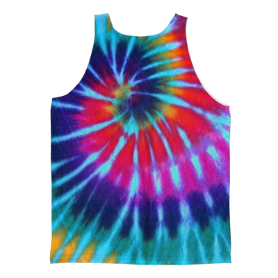Tie Dye Pattern Adult Tank Top - Mr.SWAGBEAST