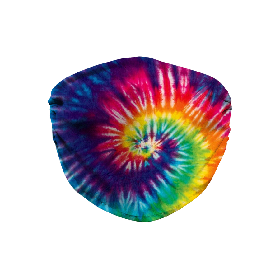 Rainbow Swirl Tie Dye Face Mask - Mr.SWAGBEAST