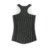 Black Snake Skin Women Performance Tank Top - Mr.SWAGBEAST