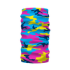 Pink Yellow Blue Camo Neck Warmer Morf Scarf - Mr.SWAGBEAST