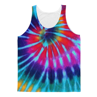 Tie Dye Pattern Adult Tank Top - Mr.SWAGBEAST