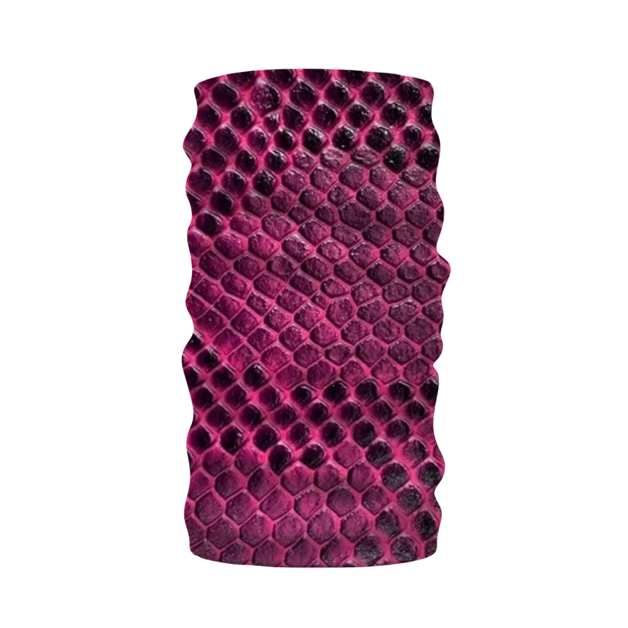 Pink Viper Snake Skin Print Neck Warmer Morf Scarf - Mr.SWAGBEAST