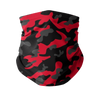 Red Black Grey Camo Sublimation Neck Gaiter - Mr.SWAGBEAST